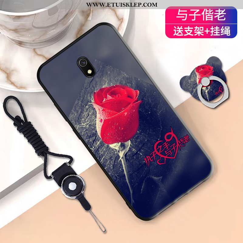 Etui Xiaomi Redmi 8a Filmy Ring Czarny Trendy Szkło Hartowane All Inclusive Telefon Komórkowy Tani