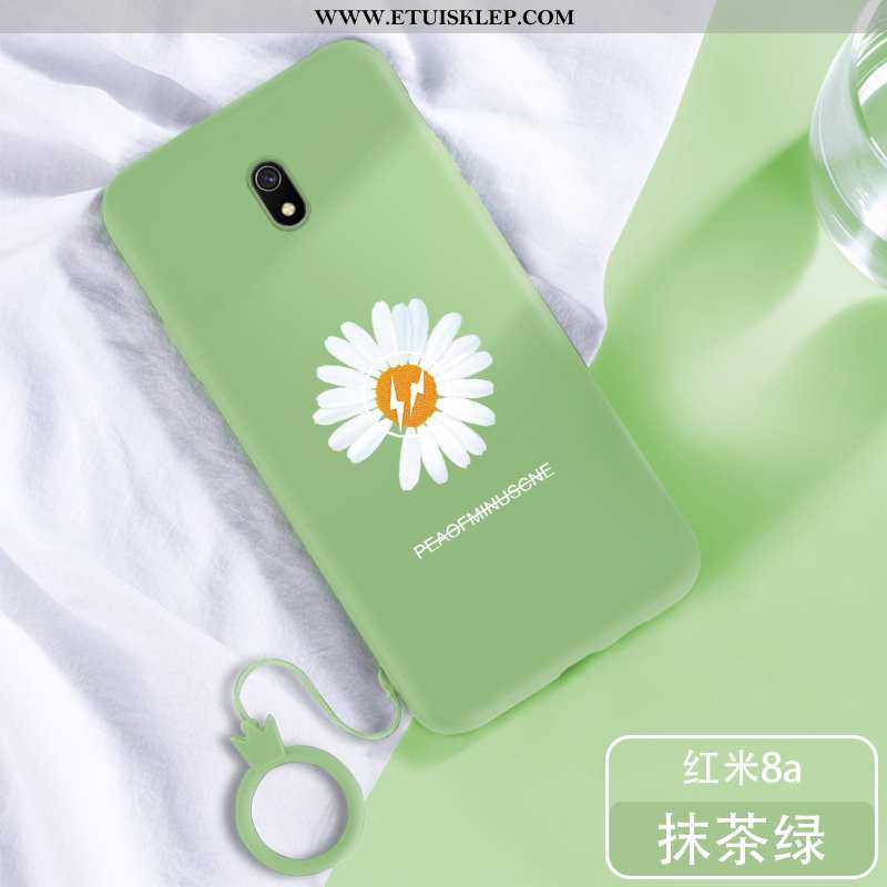 Etui Xiaomi Redmi 8a Trendy Osobowość Stokrotka Czerwony Netto Futerał Kwiaty Zielony Dyskont