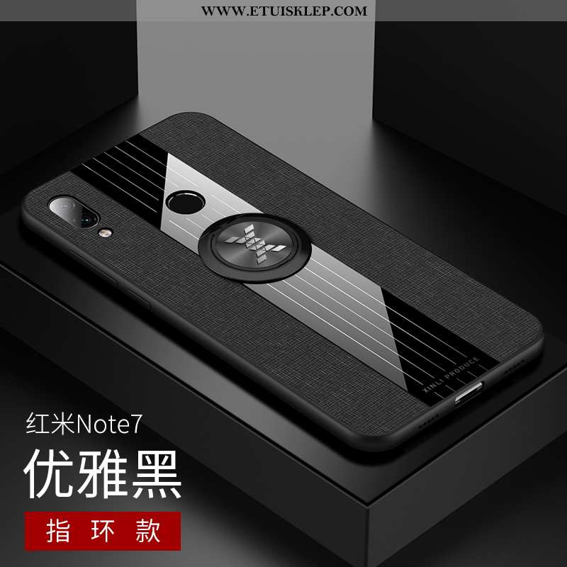 Etui Xiaomi Redmi Note 7 Miękki Nubuku Czerwony All Inclusive Kreatywne Czerwony Netto Mały Tanie