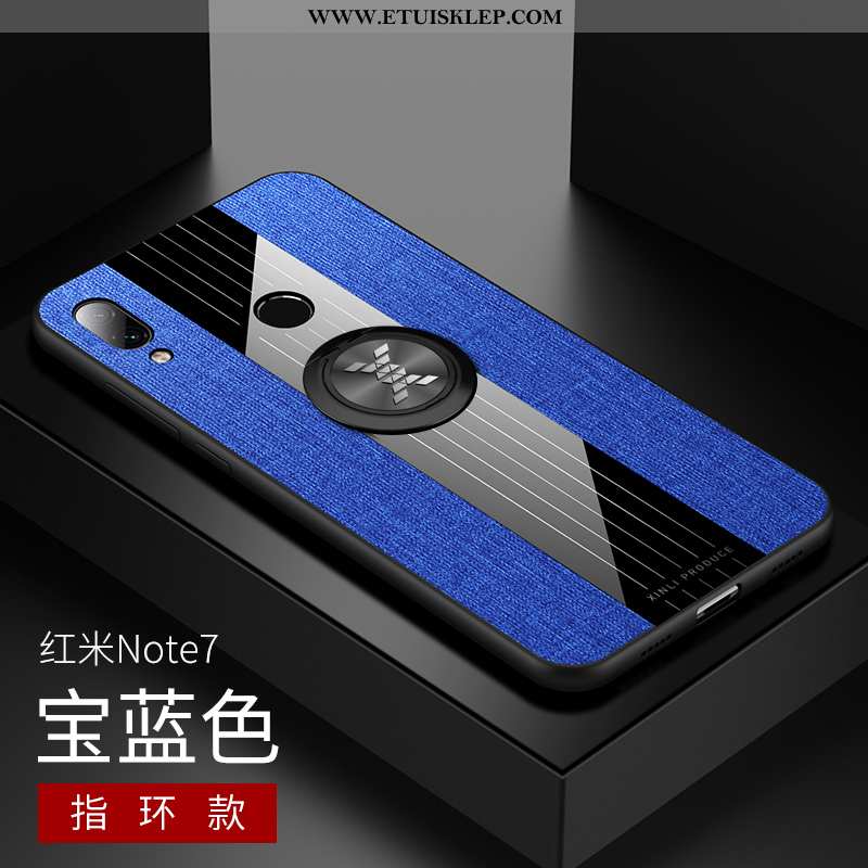 Etui Xiaomi Redmi Note 7 Miękki Nubuku Czerwony All Inclusive Kreatywne Czerwony Netto Mały Tanie