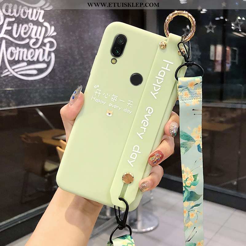 Etui Xiaomi Redmi Note 7 Ochraniacz Silikonowe Anti-fall Filmy Futerał Czerwony Tanie