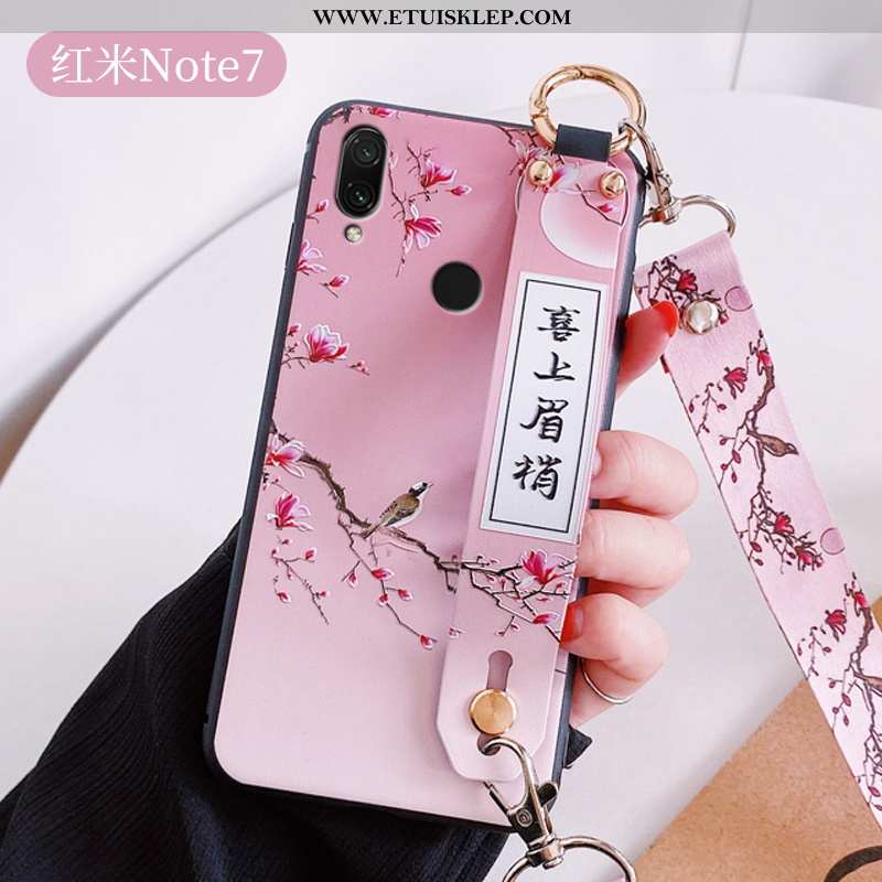 Etui Xiaomi Redmi Note 7 Trendy Chiński Styl Osobowość Czerwony Netto All Inclusive Telefon Komórkow