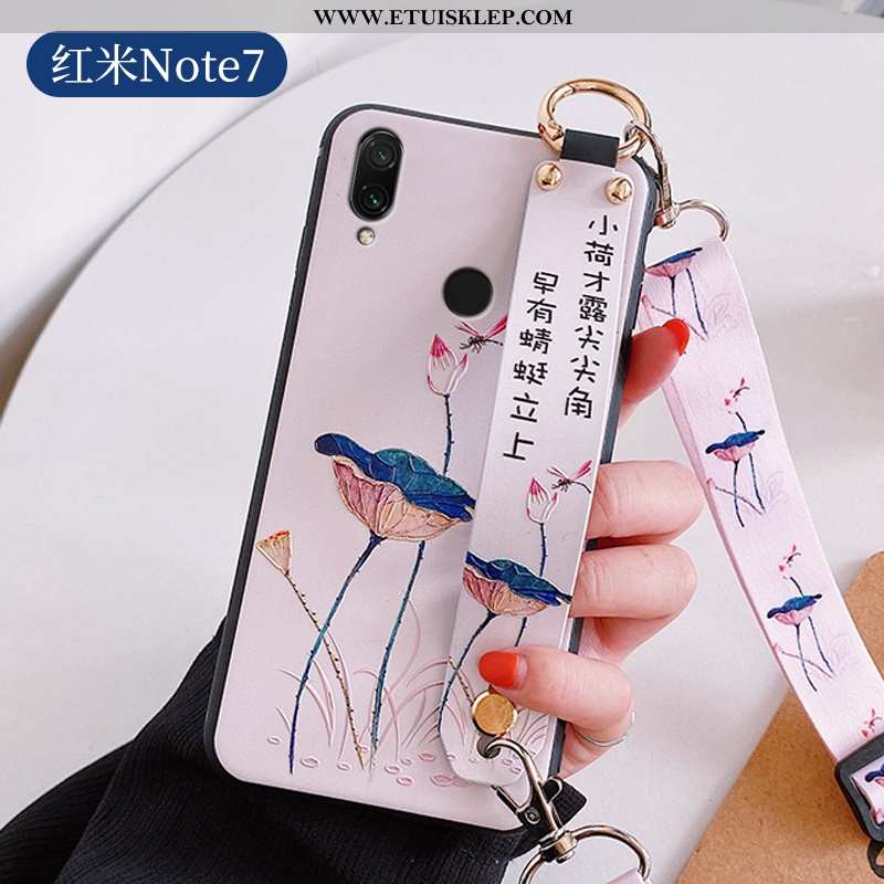 Etui Xiaomi Redmi Note 7 Trendy Chiński Styl Osobowość Czerwony Netto All Inclusive Telefon Komórkow