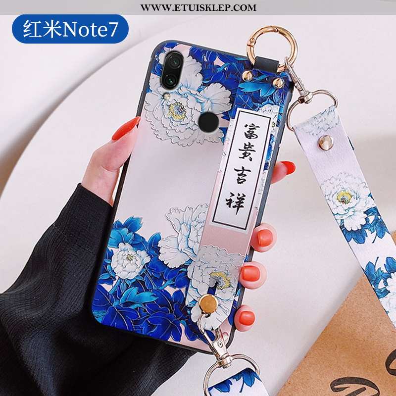 Etui Xiaomi Redmi Note 7 Trendy Chiński Styl Osobowość Czerwony Netto All Inclusive Telefon Komórkow