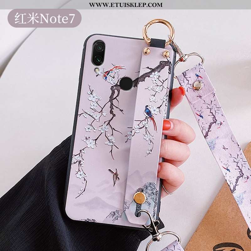 Etui Xiaomi Redmi Note 7 Trendy Chiński Styl Osobowość Czerwony Netto All Inclusive Telefon Komórkow