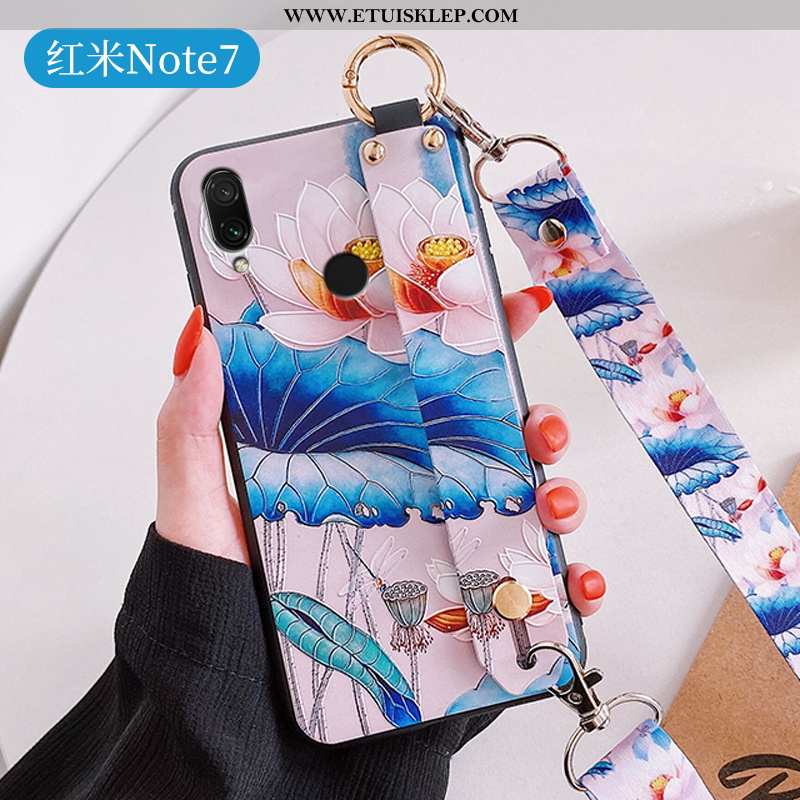 Etui Xiaomi Redmi Note 7 Trendy Chiński Styl Osobowość Czerwony Netto All Inclusive Telefon Komórkow