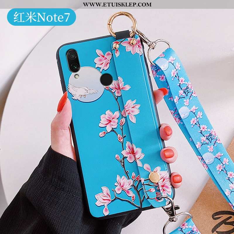 Etui Xiaomi Redmi Note 7 Trendy Chiński Styl Osobowość Czerwony Netto All Inclusive Telefon Komórkow