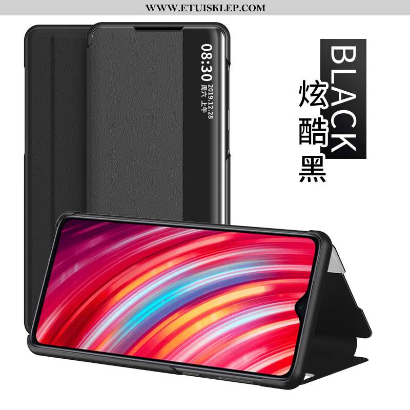 Etui Xiaomi Redmi Note 8 Pro Skórzane Pokrowce Anti-fall Czerwony All Inclusive Telefon Komórkowy Fu