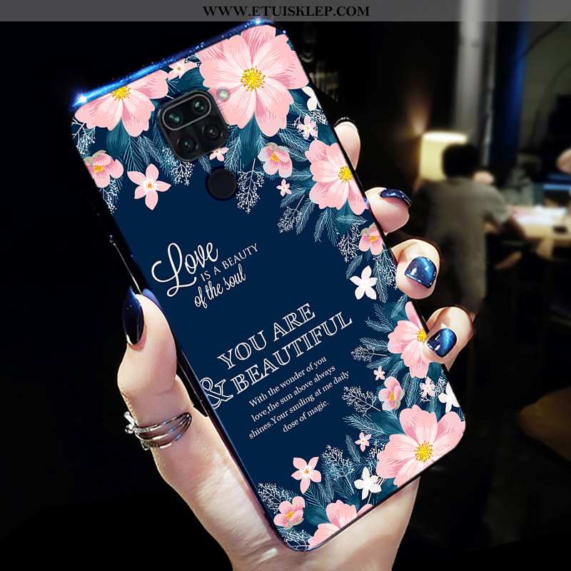 Etui Xiaomi Redmi Note 9 Miękki Telefon Komórkowy Czarny Ochraniacz Niebieski All Inclusive Czerwony