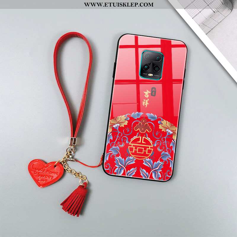 Etui Xiaomi Redmi Note 9 Pro Szkło Czerwony Czarny Zakochani All Inclusive Kreatywne Tani