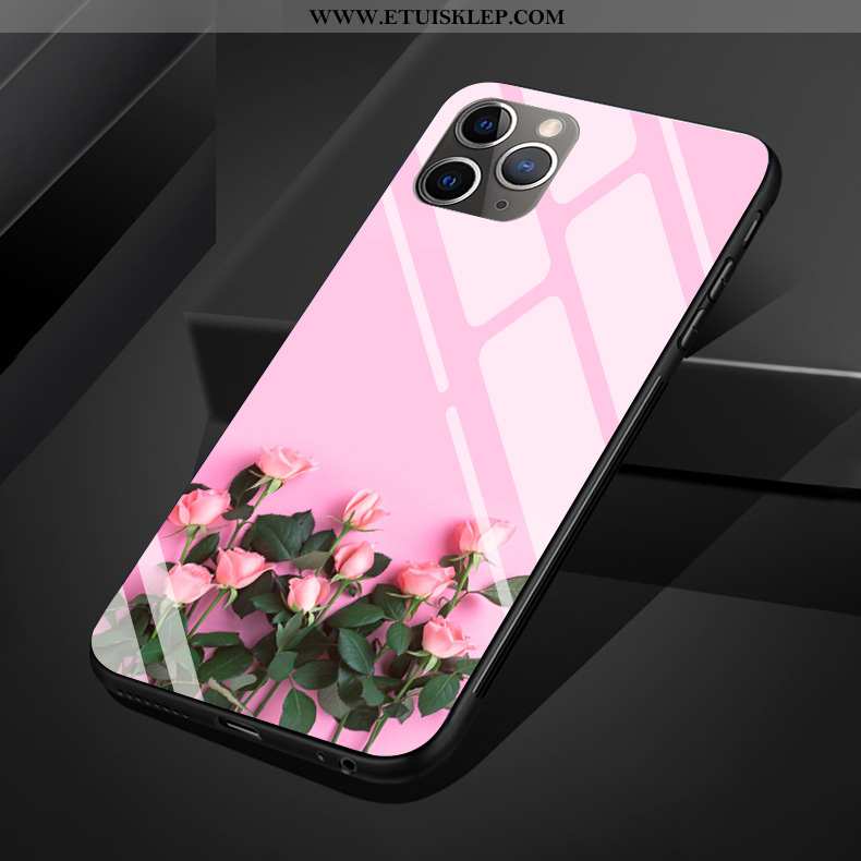 Etui iPhone 11 Pro Max Osobowość Szkło Świeży Ochraniacz Biały Mały Kwiaty Sprzedam