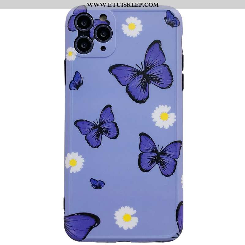 Etui iPhone 11 Pro Max Silikonowe Futerał Kreatywne All Inclusive Purpurowy Anti-fall Czerwony Netto