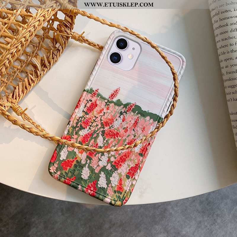 Etui iPhone 11 Silikonowe Vintage Mały Chiński Styl Futerał Kreatywne Różowe Sprzedam