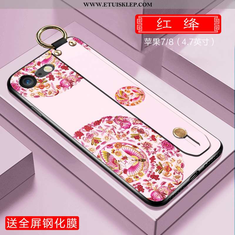 Etui iPhone 7 Silikonowe Anti-fall Telefon Komórkowy Purpurowy Chiński Styl Futerał All Inclusive Sp
