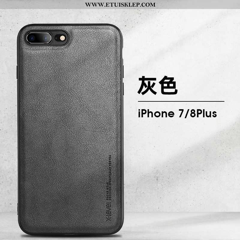 Etui iPhone 8 Plus Skóra Anti-fall Ochraniacz Wysoki Koniec Futerał Vintage Super Kup