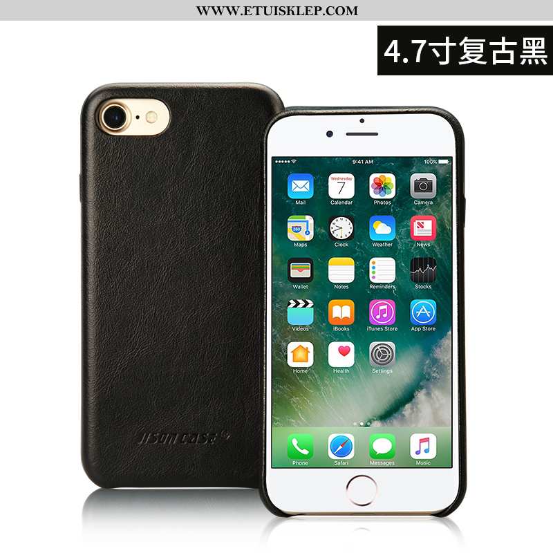 Etui iPhone 8 Skórzane Telefon Komórkowy Bydło All Inclusive Anti-fall Prawdziwa Skóra Futerał Kupię