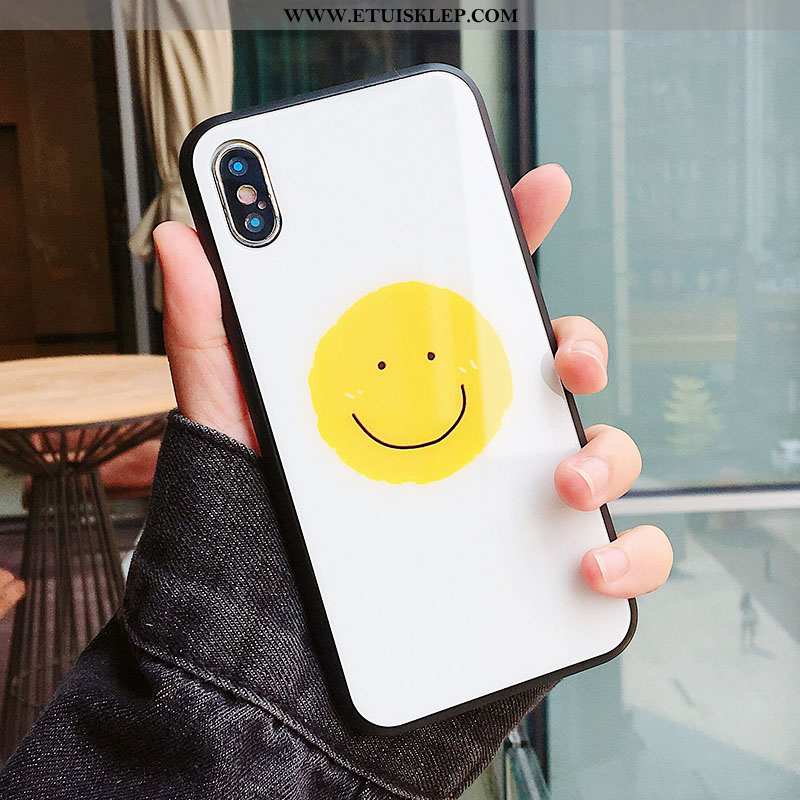 Etui iPhone Xs Max Ochraniacz Czerwony Netto Trendy Lustro Smile All Inclusive Telefon Komórkowy Ofe