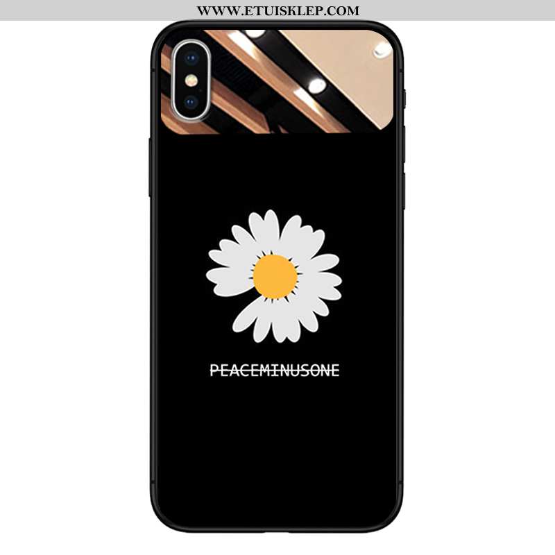 Etui iPhone Xs Max Trendy Lustro Czerwony Netto Telefon Komórkowy Czarny Futerał Wysoki Koniec Sklep