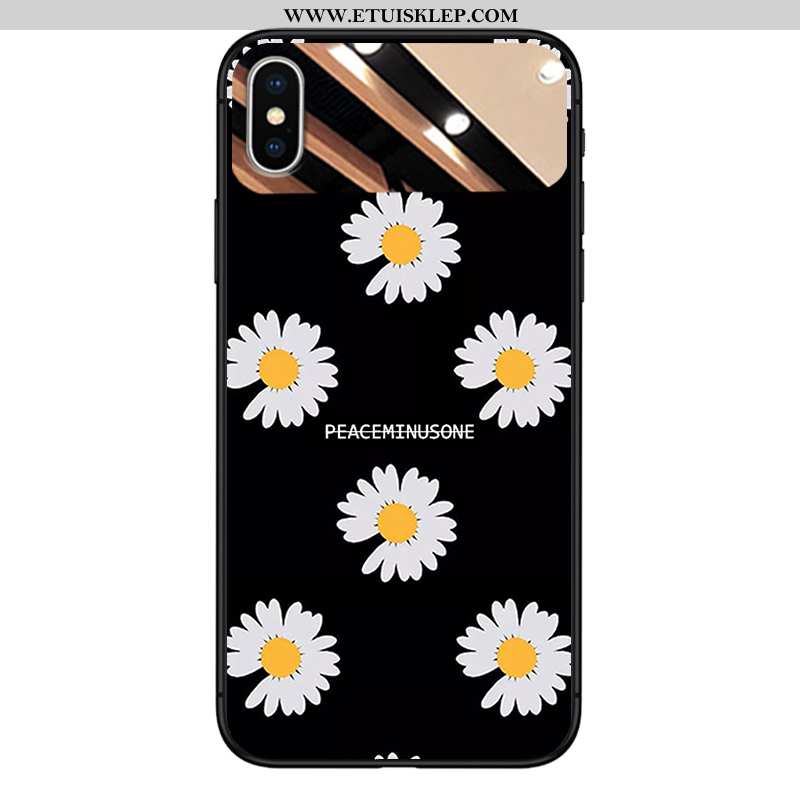 Etui iPhone Xs Max Trendy Lustro Czerwony Netto Telefon Komórkowy Czarny Futerał Wysoki Koniec Sklep