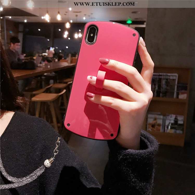 Etui iPhone Xs Miękki Futerał Nowy Czerwony Anti-fall Jednolity Kolor Telefon Komórkowy Na Sprzedaż
