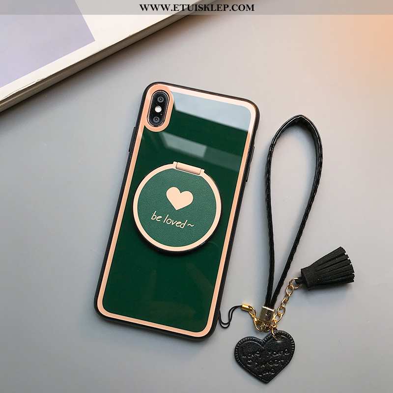 Etui iPhone Xs Trendy Telefon Komórkowy Szkło Anti-fall Nowy Zielony Miłość Kup
