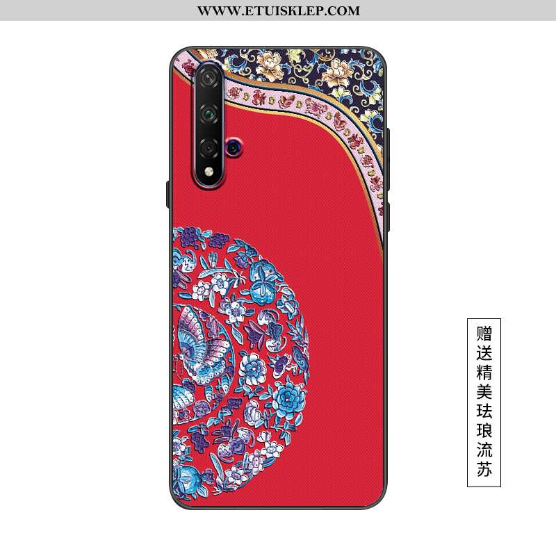 Futerał Honor 20 Ochraniacz Relief Wiatr Silikonowe Telefon Komórkowy Niebieski Trendy Kup