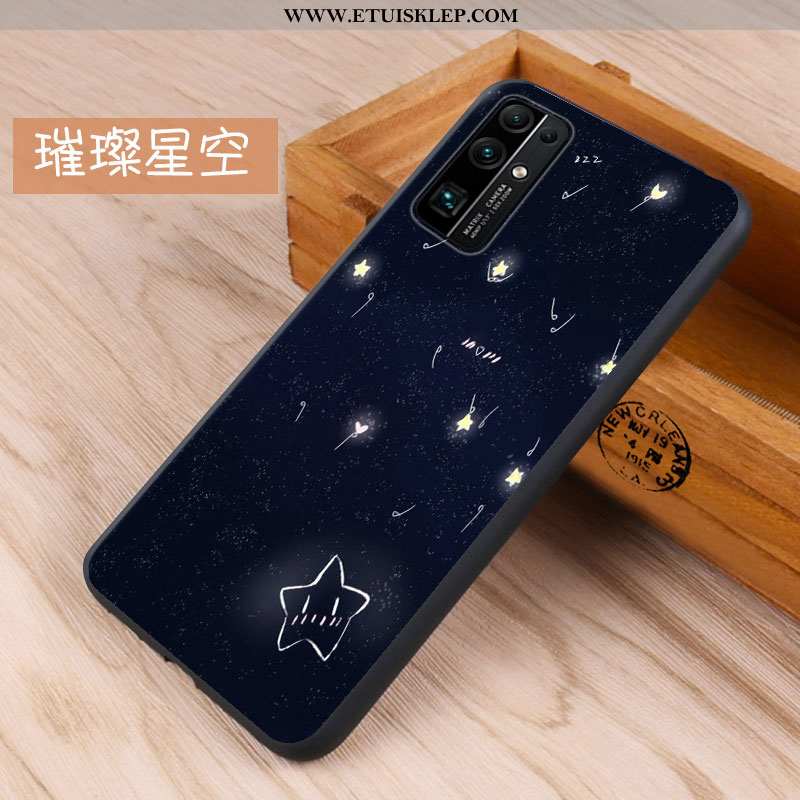 Futerał Honor 30 Miękki Anti-fall Niebieski Telefon Komórkowy Trendy Etui Tani