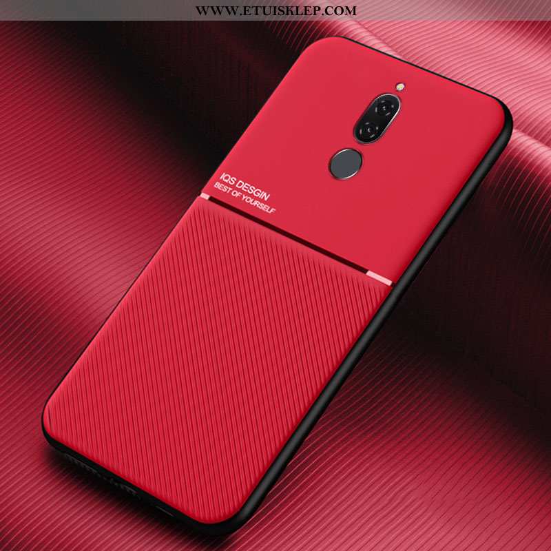 Futerał Huawei Mate 10 Lite Moda Anti-fall Czerwony All Inclusive Proste Skórzane Etui Silikonowe Dy