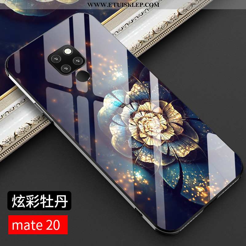 Futerał Huawei Mate 20 Cienkie Osobowość Telefon Komórkowy Niebieski Wysoki Koniec Etui Czerwony Net