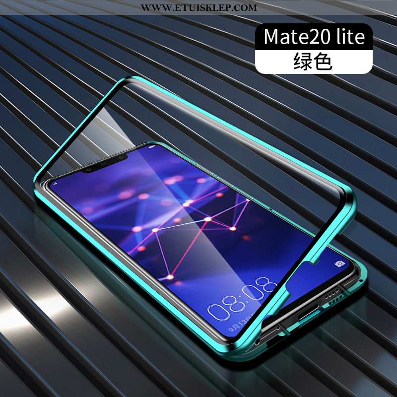 Futerał Huawei Mate 20 Lite Trendy Telefon Komórkowy Dwustronny Granica Magnetyzm Zielony Młodzież S
