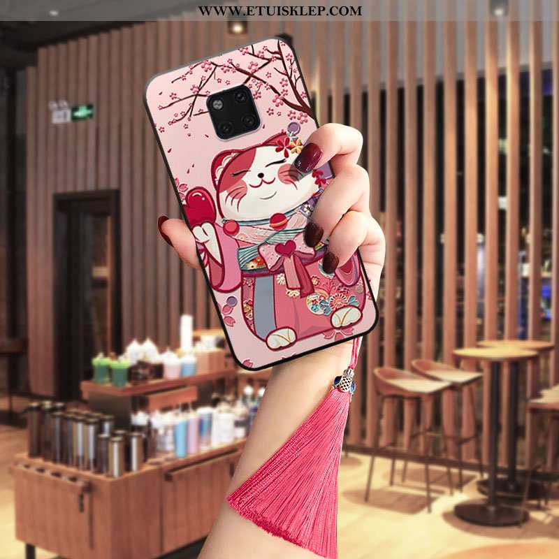 Futerał Huawei Mate 20 Pro Osobowość Bogactwo Różowe Kotek Telefon Komórkowy Anti-fall Na Sprzedaż