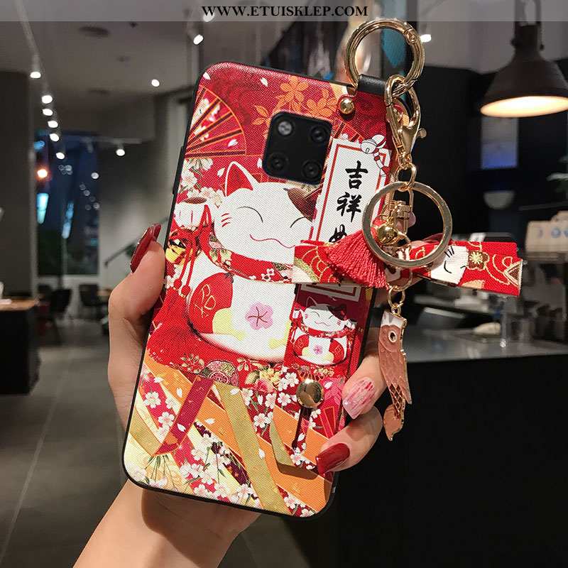 Futerał Huawei Mate 20 Pro Silikonowe Kotek Telefon Komórkowy Czerwony Kreatywne Miękki Oferta
