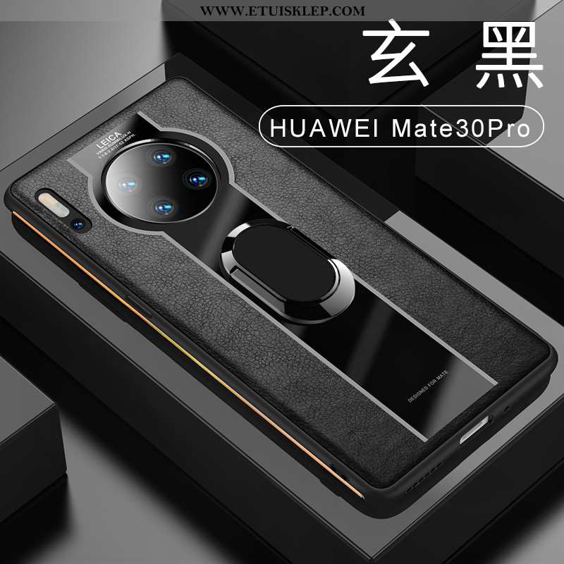 Futerał Huawei Mate 30 Pro Cienkie All Inclusive Magnetyzm Czarny Anti-fall Skóra Oferta