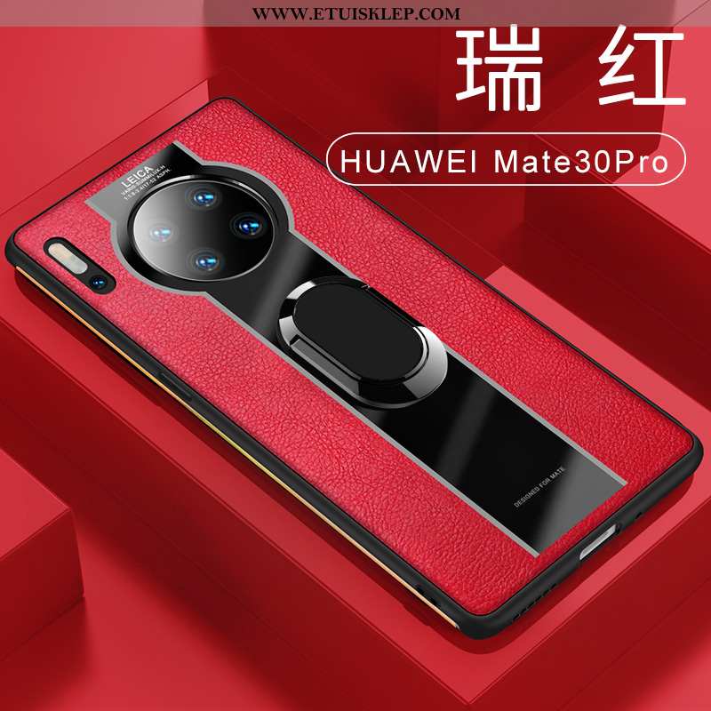 Futerał Huawei Mate 30 Pro Cienkie All Inclusive Magnetyzm Czarny Anti-fall Skóra Oferta