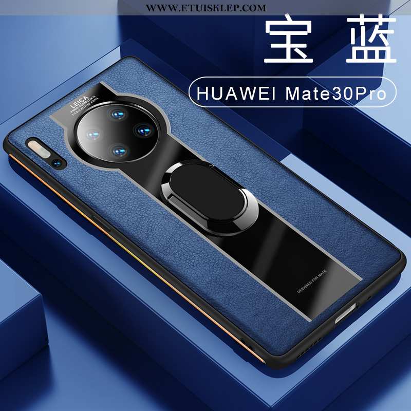 Futerał Huawei Mate 30 Pro Cienkie All Inclusive Magnetyzm Czarny Anti-fall Skóra Oferta