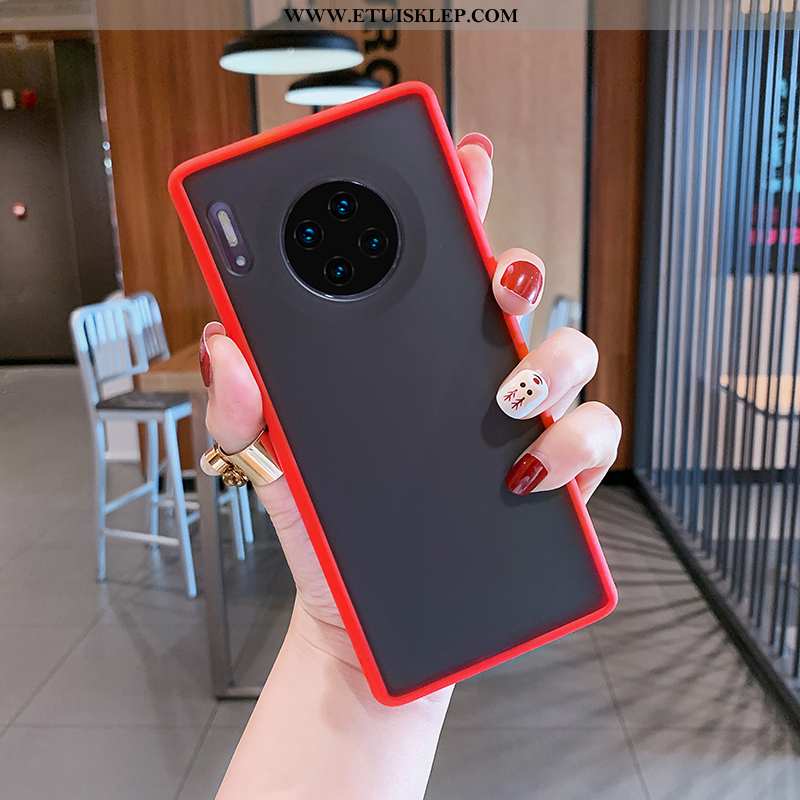 Futerał Huawei Mate 30 Pro Super Czerwony Netto Biały Silikonowe Telefon Komórkowy Wiatr Wysoki Koni