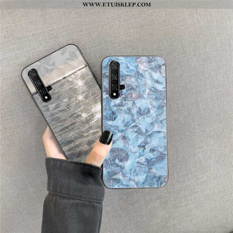 Futerał Huawei Nova 5t Miękki Kształt Diamentu Telefon Komórkowy Czerwony Netto Niebieski Dyskont