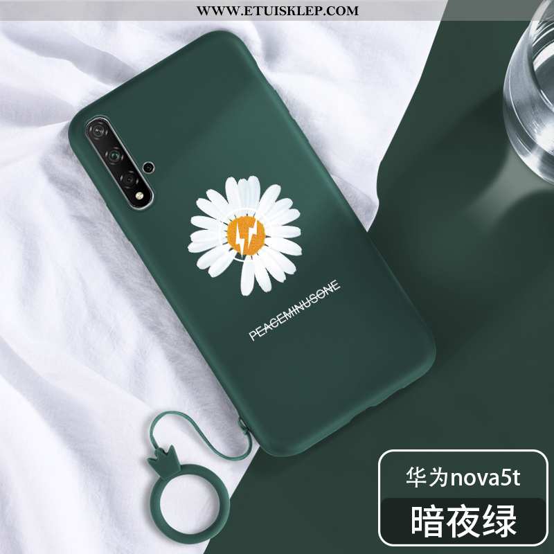 Futerał Huawei Nova 5t Ochraniacz Kreatywne Telefon Komórkowy Zielony Silikonowe All Inclusive Anti-