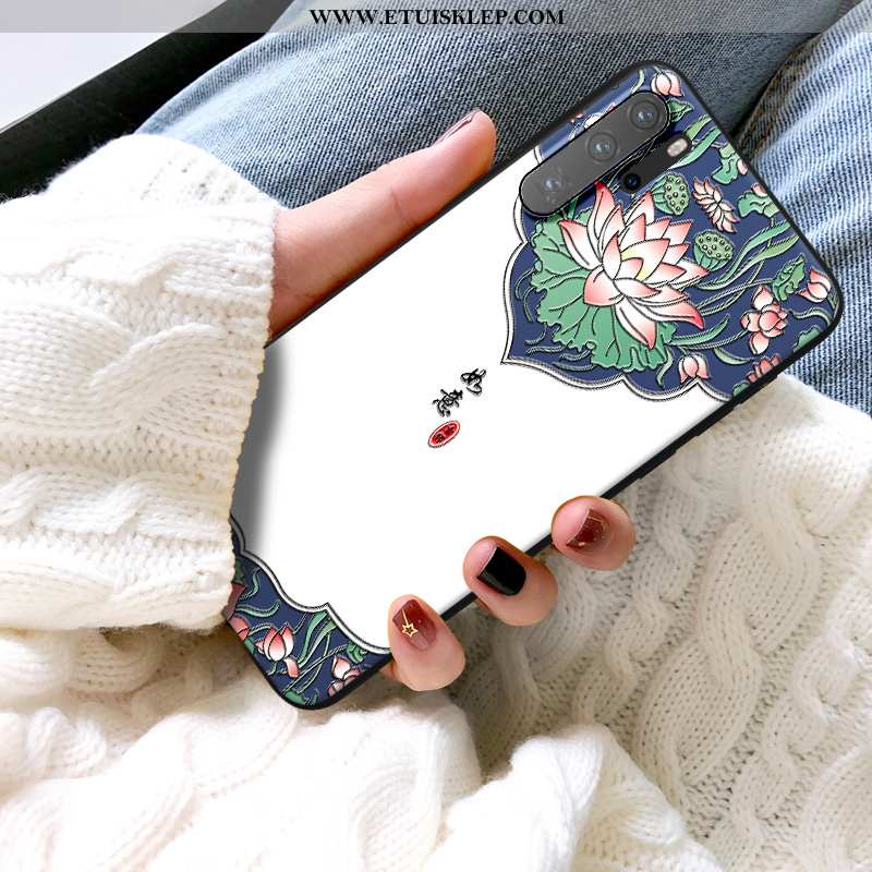 Futerał Huawei P30 Pro Ochraniacz Kreatywne Relief Etui Anti-fall Trendy Biały Dyskont