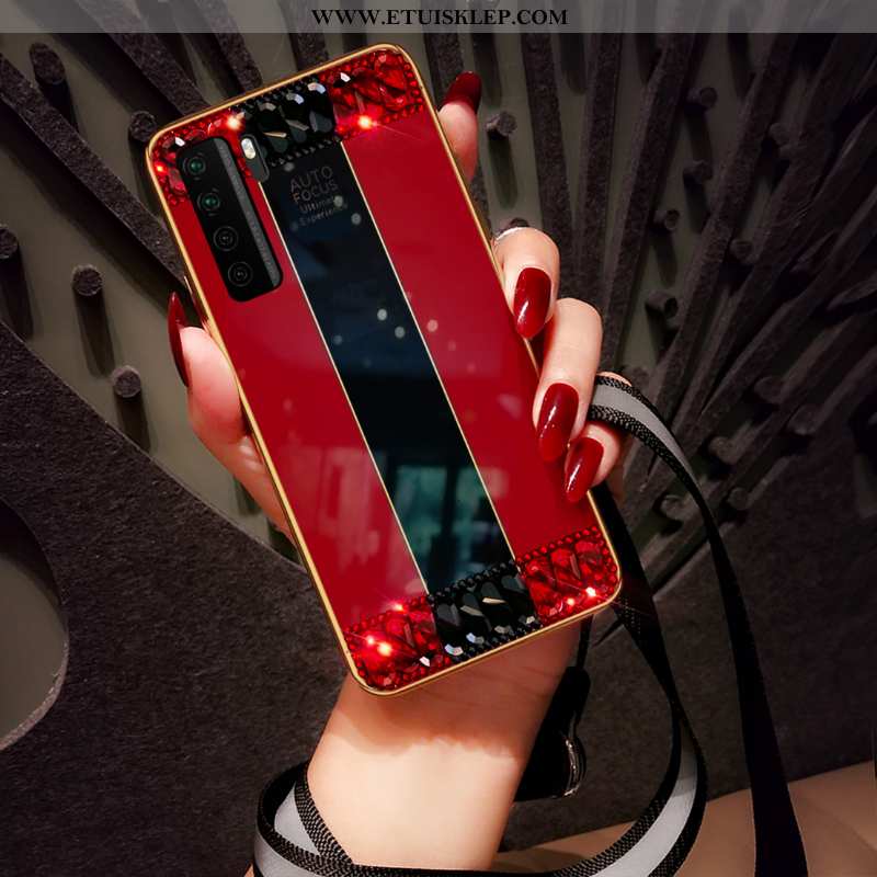 Futerał Huawei P40 Lite 5g Luksusowy All Inclusive Telefon Komórkowy Anti-fall Czerwony Moda Miękki 