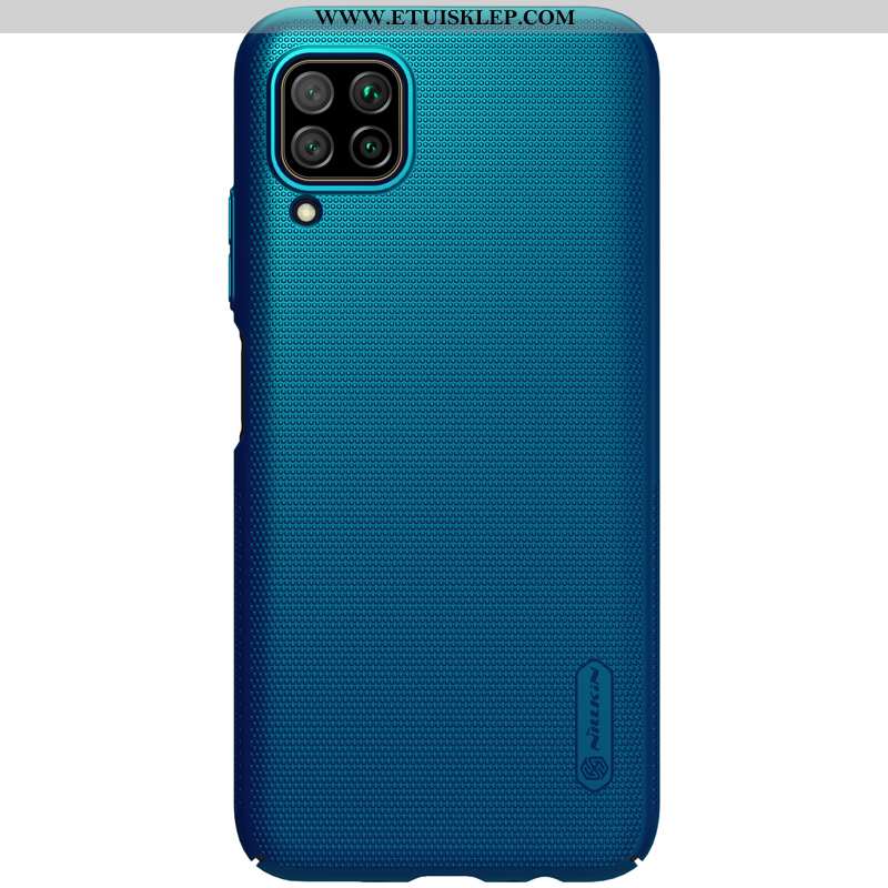 Futerał Huawei P40 Lite Nubuku Telefon Komórkowy Gładkie Złoto Poczuj Ciemno Niebieski Ochraniacz Ku