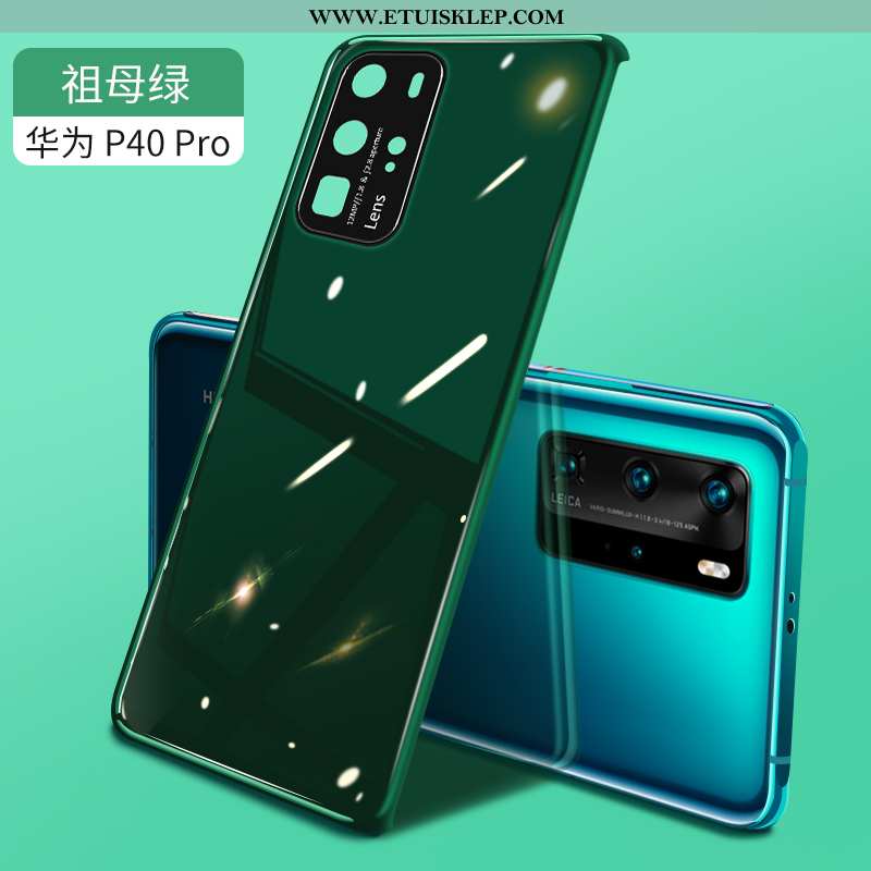 Futerał Huawei P40 Pro Ochraniacz Cienkie Lustro Zielony Trendy Etui Kupię