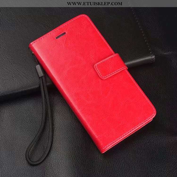 Futerał Huawei Y5 2020 Skóra 2020 Biznes Czerwony Klamra Telefon Komórkowy Klapa Kup