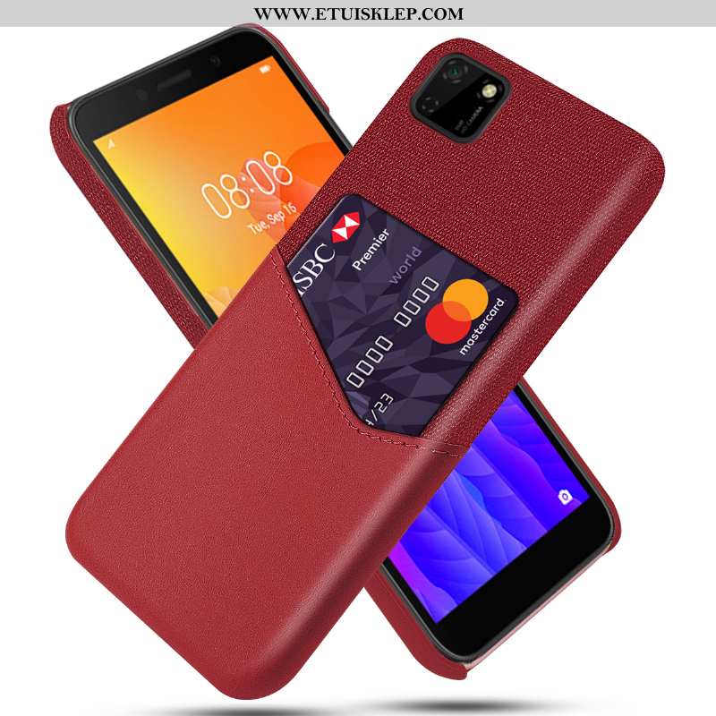 Futerał Huawei Y5p Ochraniacz Karta Telefon Komórkowy Czerwony Jakość Etui Online