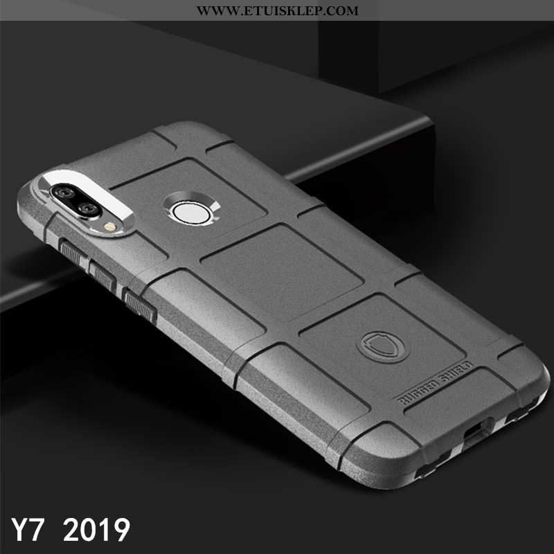 Futerał Huawei Y7 2020 Wzór Nubuku Gruba Osobowość Ochraniacz Trzy Mechanizmy Obronne Telefon Komórk