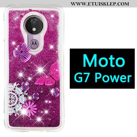 Futerał Moto G7 Power Kreskówka Anti-fall Telefon Komórkowy Purpurowy Quicksand Balon Tanie