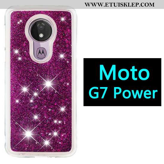 Futerał Moto G7 Power Kreskówka Anti-fall Telefon Komórkowy Purpurowy Quicksand Balon Tanie