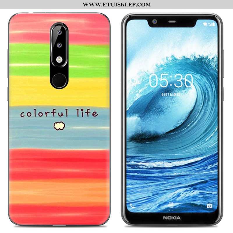 Futerał Nokia 5.1 Plus Miękki Kreatywne Kolor Anti-fall Kreskówka Telefon Komórkowy Sklep