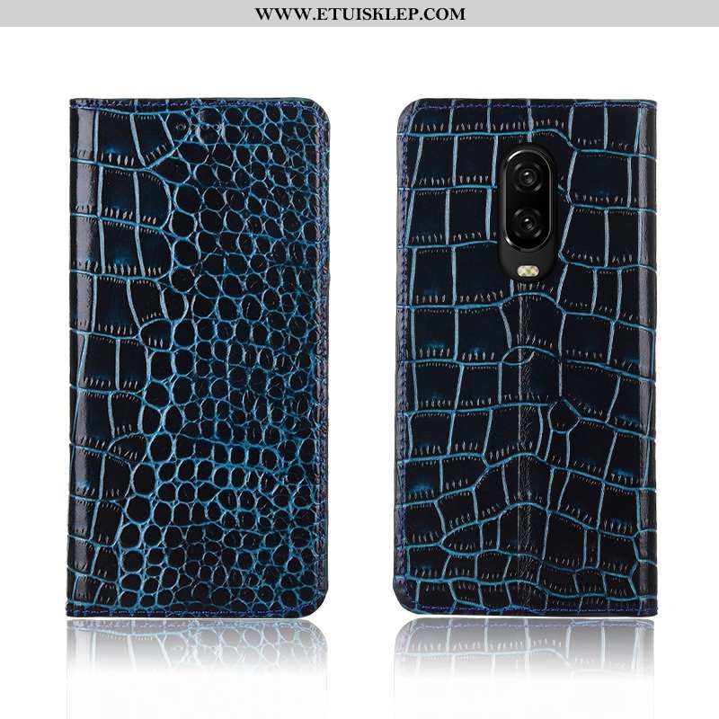 Futerał Oneplus 6t Prawdziwa Skóra Silikonowe Czerwony Ochraniacz Anti-fall All Inclusive Etui Sklep