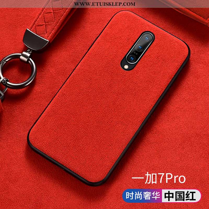 Futerał Oneplus 7 Pro Silikonowe Luksusowy Miękki Zielony Etui Zamszowe Trendy Sklep